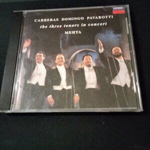 The Three Tenors In Concert CD Carreras Domingo Pavarotti Zubin Mehta Conductor
